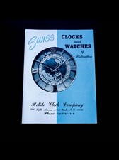 Angelus / Imexal / Imhof / Relide / Wakmann Katalog Schweizer Uhren Reprint