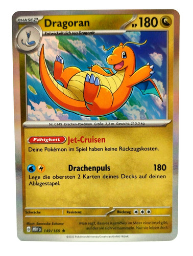 Pokemon karte dragoran holo - karte:,