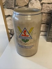 Alter XXL Bierkrug " Schwabenbräu "  75 Jahre --  3L, H 25 cm, aus 50 er, Rar