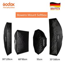Godox Softbox Soft Box Diffusor mit Grid für Bowens Studio Blitz（Mehrfachgröße）