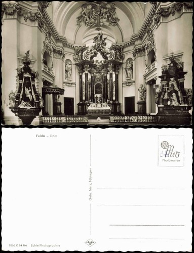 Ansichtskarte fulda - ansichtskarte,