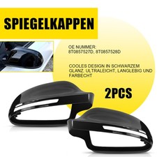 Spiegelkappen Außenspiegel Links+Rechts Für Audi A4 B8 S4 RS4 A3 8P A5 8T Kappe