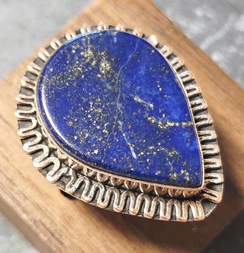 Lapislazuli ethno ring - lapislazuli,