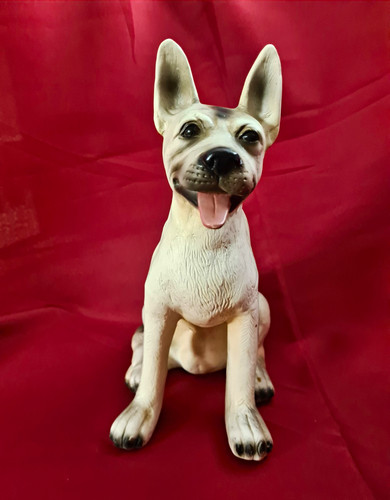 Dekofigur hund schäferhund - dekofigur,