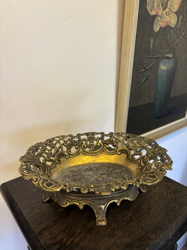 Vintage filigrane schale - vintage,