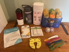 Baby Ausstattung Flaschen Milchpulver Portionierer Thermotasche Kindersicherung