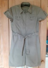 Damen Kleidung Mini Kleid Tunika Business OUTFIT Gr 40 M grau Kostüm