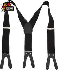 Herren Hosenträger Knöpfe Y