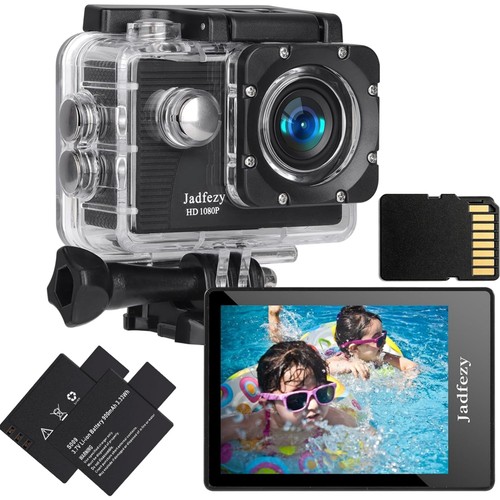 1080p action cam - 1080p, schwarz