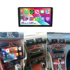 Autoradio Android 15 Carplay 2+64G Für Mercedes CLK-klasse W209 2002-2006 DSP