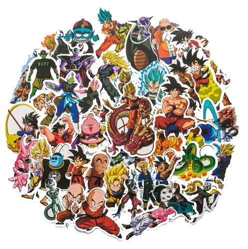 50x dragon ball sticker - dragon, z