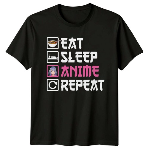 Eat sleep anime repeat ramen - repeat,