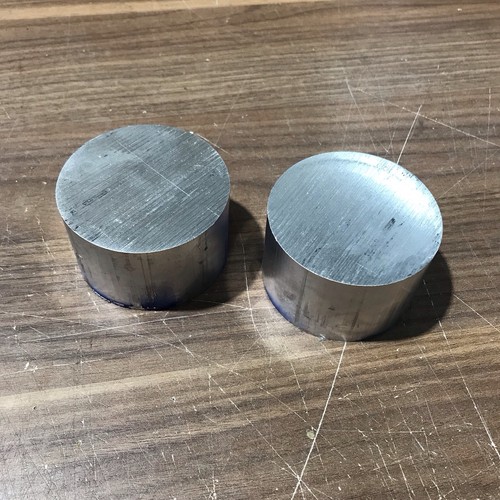 Reststück alu aluminium - 2x,