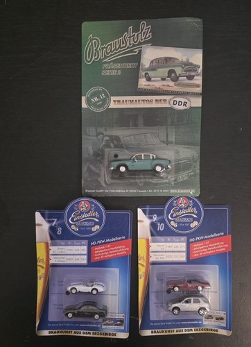 3er set modellautos braustolz - modellautos,