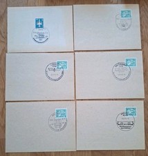 18 x DDR Sonderstempel 1983 zum Thema Eisenbahn DDR - kleine Sammlung Teil 1