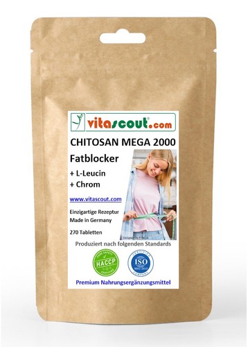 Chitosan 2000 fettblocker - chitosan, +