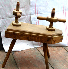 Alte Kartoffelpresse Holz -