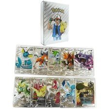 55 English Karte Gold/Silber/Schwarz Poké.mon Sammelkarten Kartenspiele Karten~