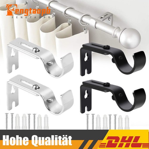 2pcs gardinenstange halterung - 2pcs,