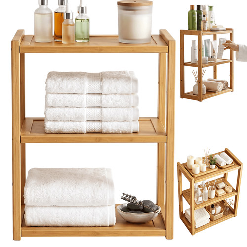 Badregal beistellregal bambus - badregal,