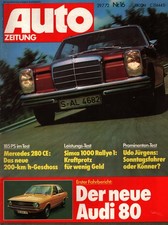 Zeitschrift Auto Zeitung #16 1972 29.7.72 Audi 80 Simca 1000 Rally Mercedes 280
