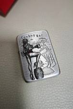 Cowboy Bar Girl Metal Emblem