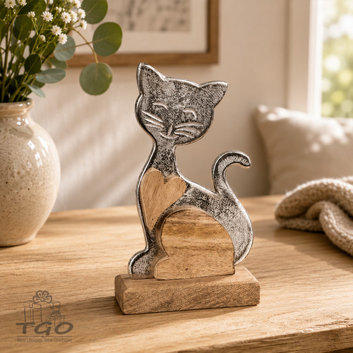 Formano deko katze auf - formano, sockel