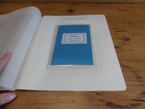Faksimile reprint instruction - faksimile, "instruction