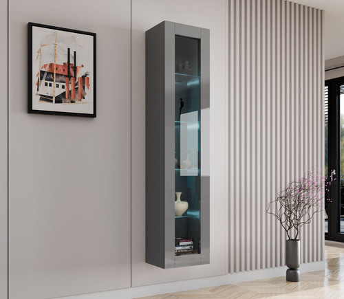 Vitrine rack glas 180 - vitrine,
