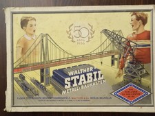 WALTHERS STABIL Metall-Baukasten 1906-1956 Die Vorlagen zu den Kästen 49-52