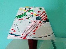 Lampenschirm eckig , Einzelstück, unikat, exclusiver Lampenschirm