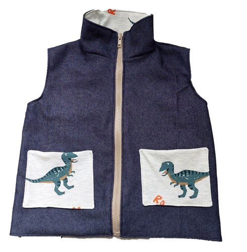 Baby kinder weste jeansweste - weste,