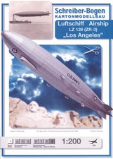 Kartonmodell Luftschiff LZ 126