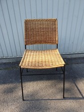 Vintage Stuhl Alter Korbstuhl