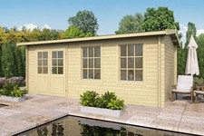 40mm Gartenhaus ISO 550x350 cm