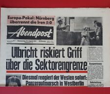 Abendpost vom * 24. August