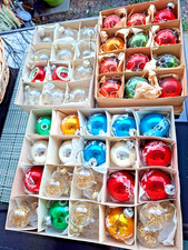 Konvolut  Weihnachtskugeln , DDR  Christbaumschmuck 50 Kugeln