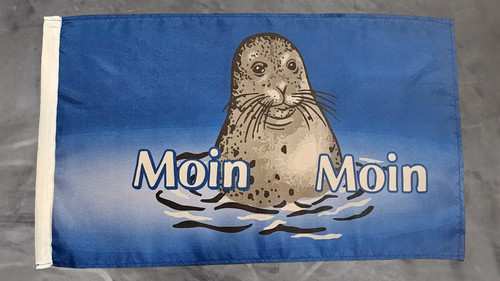 Fahne flagge moin seehund - moin,