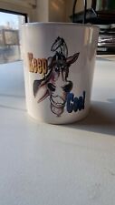 große Kaffeetasse / Kaffeebecher / Coffee Mug / "Keep Cool"-Motiv