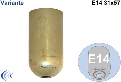 Fassungshülse e14 messing - e14,