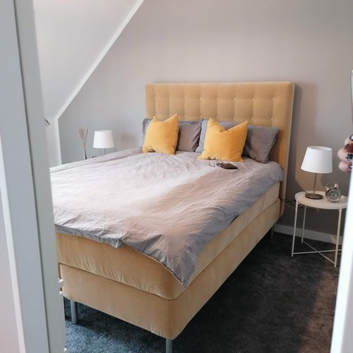 Kongsfjord ikea bett senfgelb - ikea,