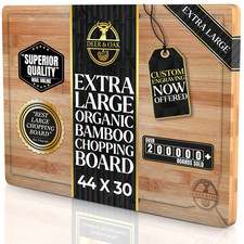 Extra großes Holzhackbrett