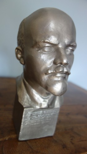 Lenin büste aus metallguss - lenin,