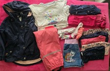 Kleidung Set Mädchen Gr 116 Matschhose Jacke Hosen Strumpfhosen Shirts (B)