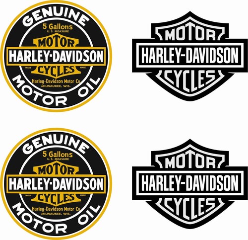 Harley davidson aufkleber - harley, 4