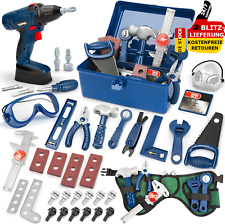 Werkzeugkoffer Kinder Werkzeug Werkzeugkasten Spielzeug Bohrmaschine Geschenke