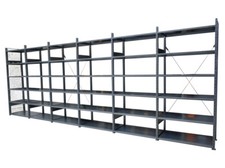 SSI Schäfer Stahlregal Kellerregal Lagerregal Fachbodenregal Länge 6.185 mm