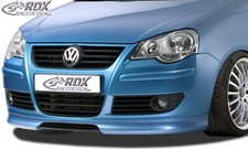 RDX Frontspoiler für VW Polo 9N3 Front Spoiler Lippe Vorne Ansatz PUR ABS