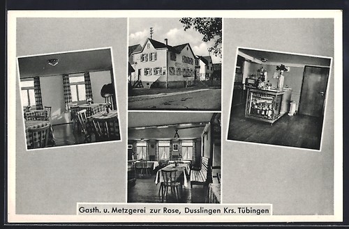 Dusslingen gasthaus und - ak,
