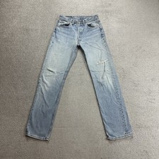 LEVIS Jeans 501 Herren Vintage Hose W31 L34 Made in Polen 4100 Blau Denim